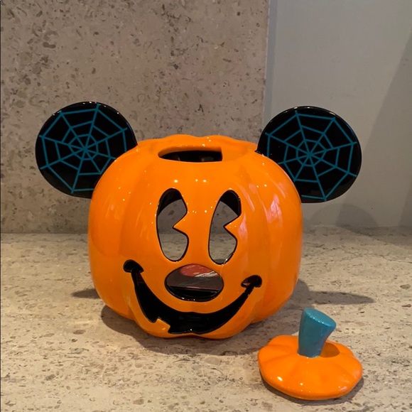 DisneyMickey Mouse Ceramic Halloween Candle Holder - Picture 8 of 9